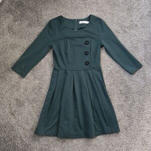 Sunny Girl Emerald Green Dress NEW Medium